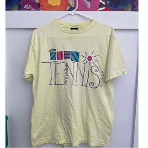 Prince Men's Yellow Tennis Graphic Tee